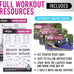 Resistance Bands for Workout - 4 Booty Bands for Women Men Fabric Elastic Bands