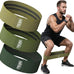 Tribe Fabric Resistance Bands - 3 Pack for Workout, Booty, Legs & Glute - Non-Slip Exercise Bands