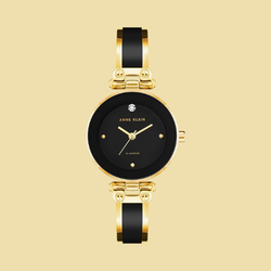 Anne Klein Women's Genuine Diamond Dial Bangle Watch